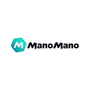 ManoMano logo – online marketplace for garden awnings, tools and DIY supplies.