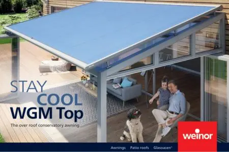 Weinor WGM Top over-roof conservatory awning brochure.